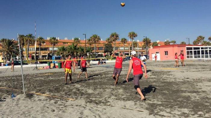 Celebración del Circuito de Voley Playa el pasado mes de julio en Salobreña.