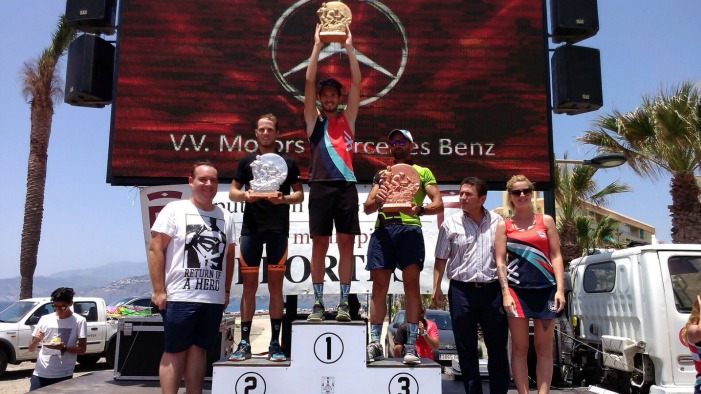ganadores de la prueba en categoría masculina.
