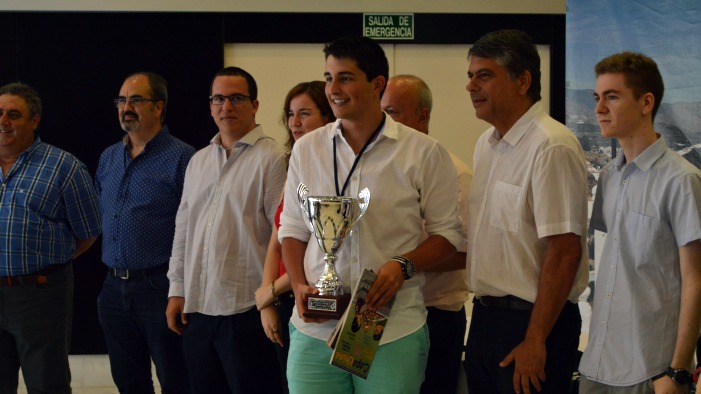 Uno de los ganadores del campeonato.