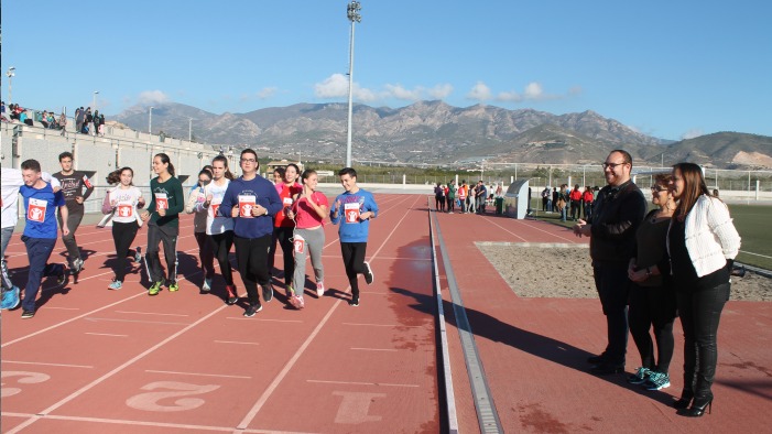 Estudiantes durante la carrera.