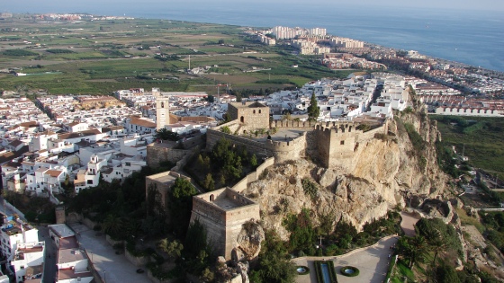 Vista aérea de Salobreña.